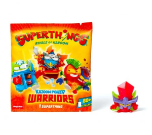 SuperThings - Kazoom Power - seria WARRIORS - Saszetka z figurką 1 sztuka